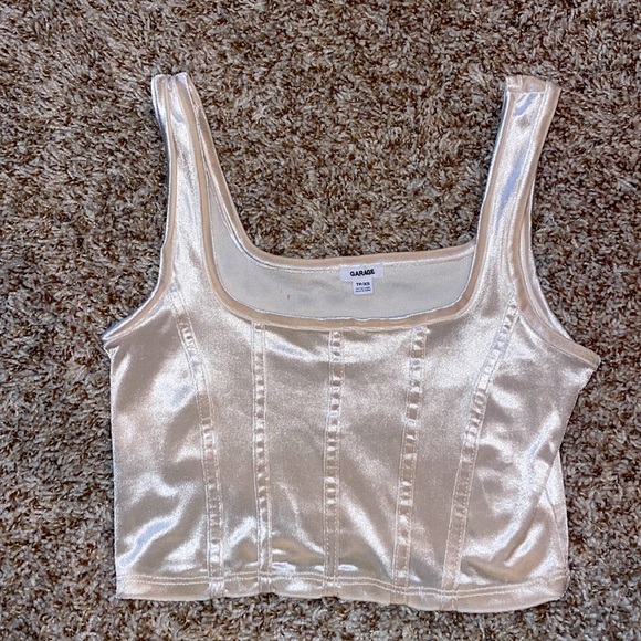 Square Neck Crop Top - Picture 1 of 3